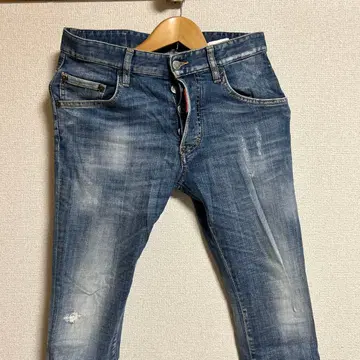 DSQUARED2 SUPER TWINKY JEAN 42 데미지 가공