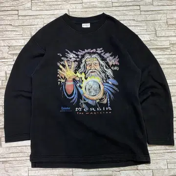 90s Quicksilver 맨투맨 마술사 머린 아트 프린트