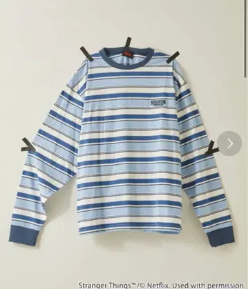 기묘한 이야기 멀티 보더 롱 T FREE