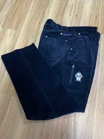 시나코바 코듀로이 팬츠 88 블랙