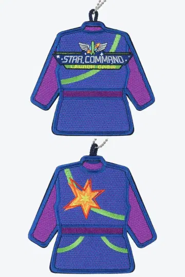 2개 세트 버즈 라이트이어 아스트로 블래스터 와펜 배지