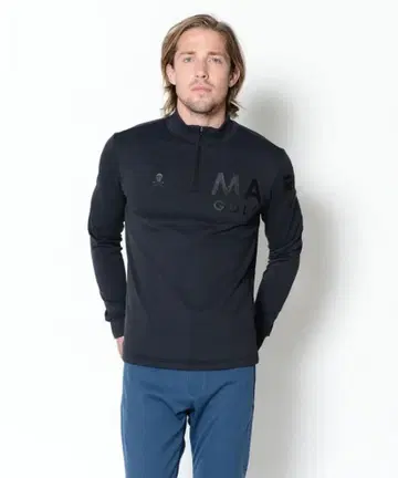 MARK&LONA 골프 하프 지퍼 풀오버 속기모 티셔츠 44