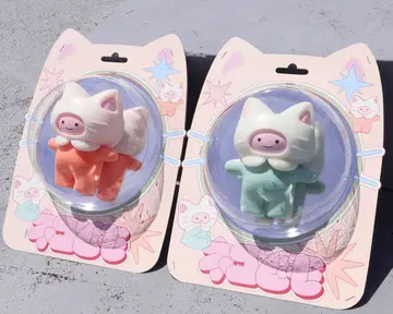 고양이들 곰들 소프트 비닐 오렌지