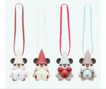 디즈니 크리스마스 2025 리루린린 캡슐 토이 4종 컴플리트