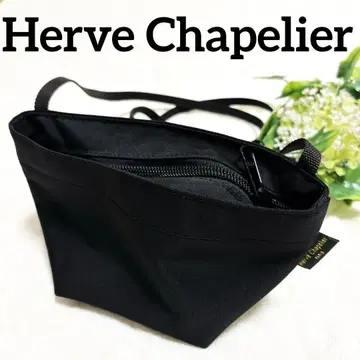 새상품급 에르베샤 펠리에 블랙 보트형 숄더백 XS 나일론