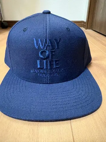 RATS 랏츠 캡 WAY OF LIFE 자수 로고 네이비 캡