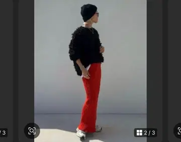 [ 새상품 ] 시마무라 anna 루프 프린지 니트 풀오버 M 사이즈 블랙