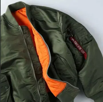MA-1 플라이트 자켓 올리브 그린