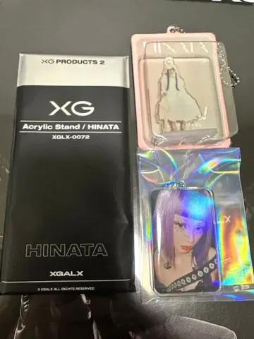 XG 히나타 아크릴 스탠드 키링