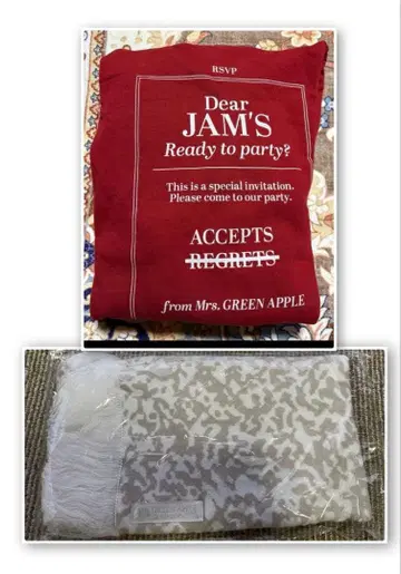 Mrs. GREEN APPLE 머플러 & 후디 세트