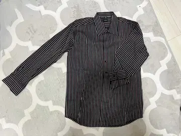 폴스미스 블랙/핑크 스트라이프 긴팔 셔츠