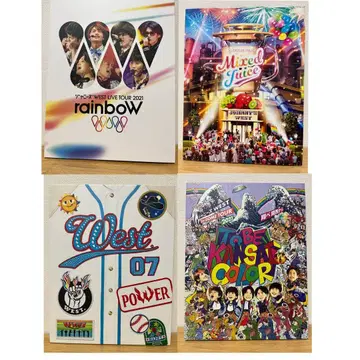 WEST. LIVE TOUR 초회반 Blu-ray DVD 4장 세트