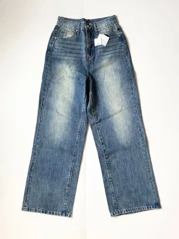 TWW 데님 S/M 빈티지 블루 2(g+c) 골격 웨이브