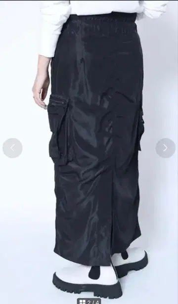 LASUD 라슈드 블랙 카고 스커트