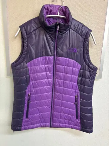The North Face 보라색 다운 베스트