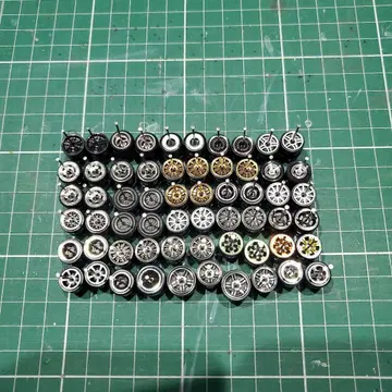 핫휠 토미카 1/64 휠 타이어 30대 세트 딥림