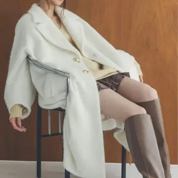 스나이델 샤기 롱 코트