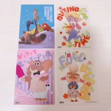 주토피아 클리어 카드 컬렉션