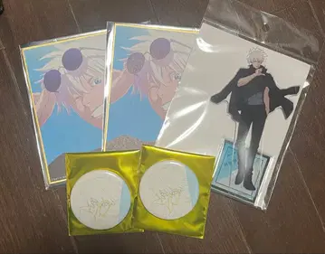 주술회전전 고죠 사토루 시부야 사변 아크릴 스탠드 원화 캔뱃지 미니 색지