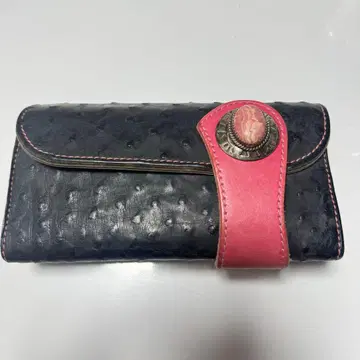 천연 가죽 여성용 장지갑 잉카 로즈 천연 가죽 소재