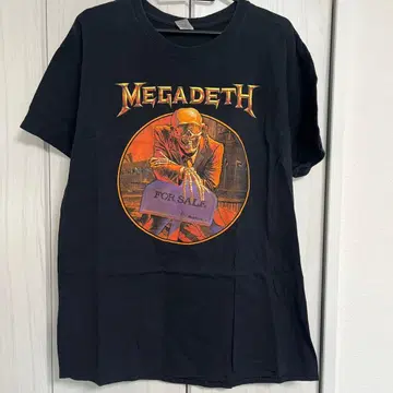 MEGADETH T셔츠 L사이즈