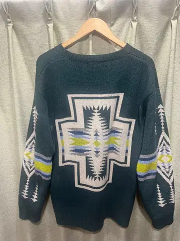 펜들턴 PENDLETON 다크 그린 니트 L 사이즈