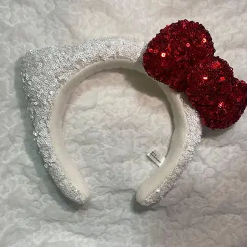 USJ 머리띠 키티 스팽글