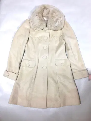 프라임 패턴 퍼 코트 M 사이즈 미사용 새상품