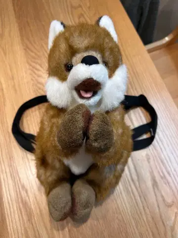 SDH 홋카이도 여우 봉제 인형 백팩 레어템