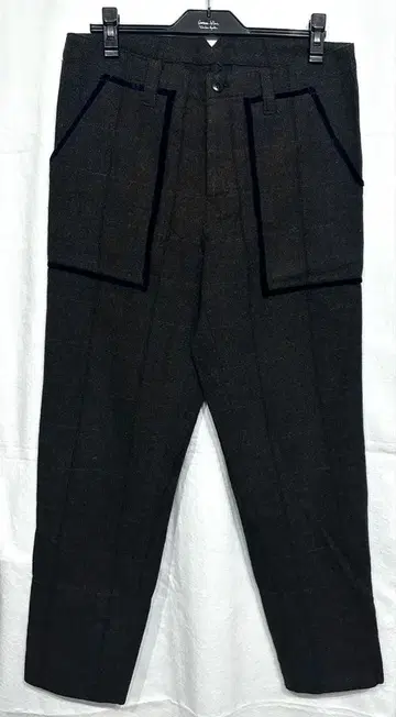 Dhyana 디아나 울 체크 팬츠/backlash 백래쉬 가죽