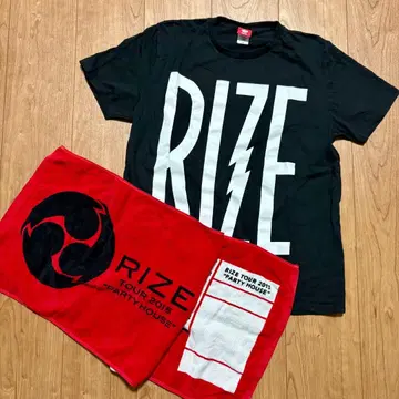 RIZE 티셔츠 M 사이즈 머플러 타월 세트