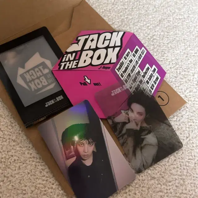 BTS 제이홉 Jack In The Box 앨범 포카