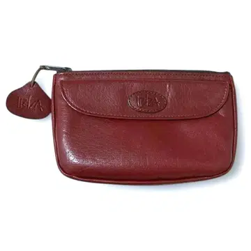 이비자 이비자 IBIZA 파우치 가죽 천연 가죽 레드 빨간색 와인