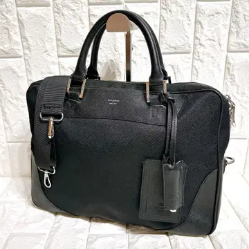 새상품급 페레 모르비다 비즈니스 2way 가죽 가방 블랙