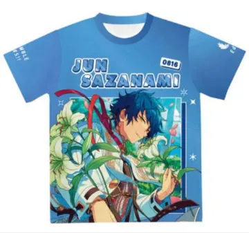 앙스타 풀 그래픽 T셔츠 사자나미 쥰