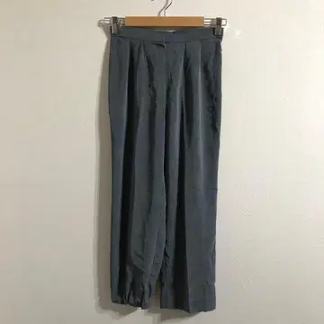 노브랜드 와이드 팬츠 블루 그레이