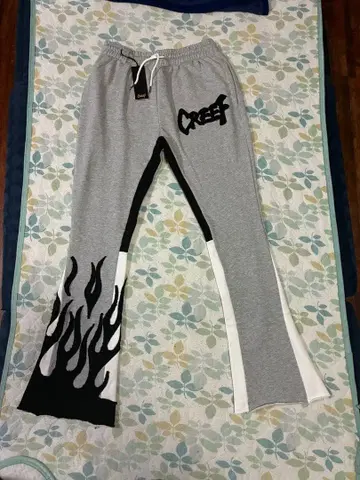 creef 플레어 팬츠 그레이