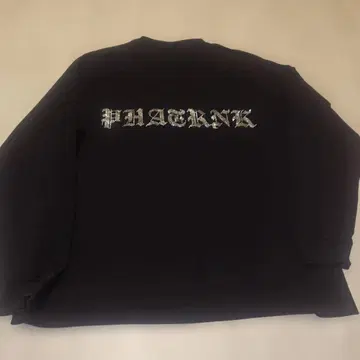 PHATRNK 팻랭크 큐빅 긴팔 티셔츠 인기 로고 블랙 XL