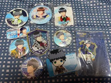 아이돌 마스터 SideM 타카죠 쿄지 캔뱃지 아크릴 키링 세트