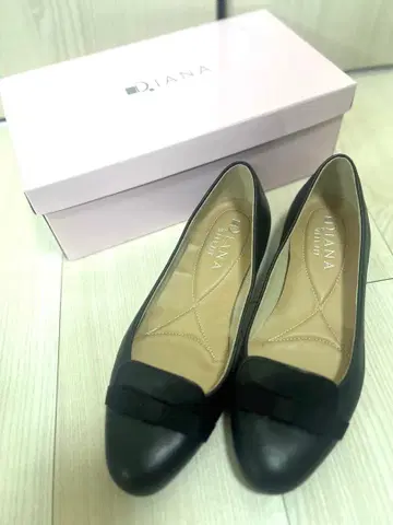 다이애나 DIANA 관혼상제 로우힐 플랫 펌프스