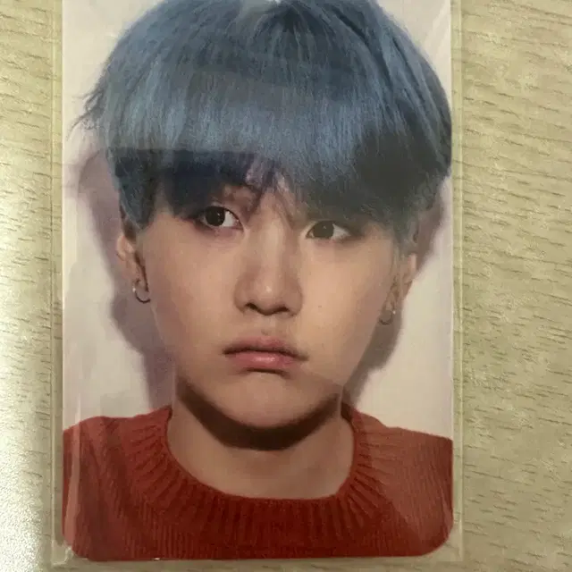 방탄 슈가 민윤기 럽셀 lp 포카