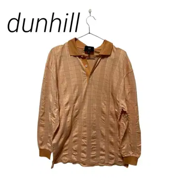 던힐 dunhill sport 오렌지 피케 셔츠 긴팔 이탈리아제