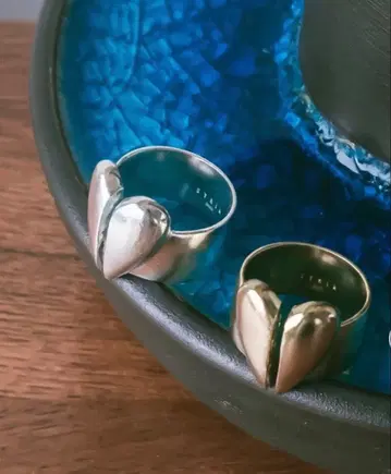 새상품 SYKIA Open Heart Ring