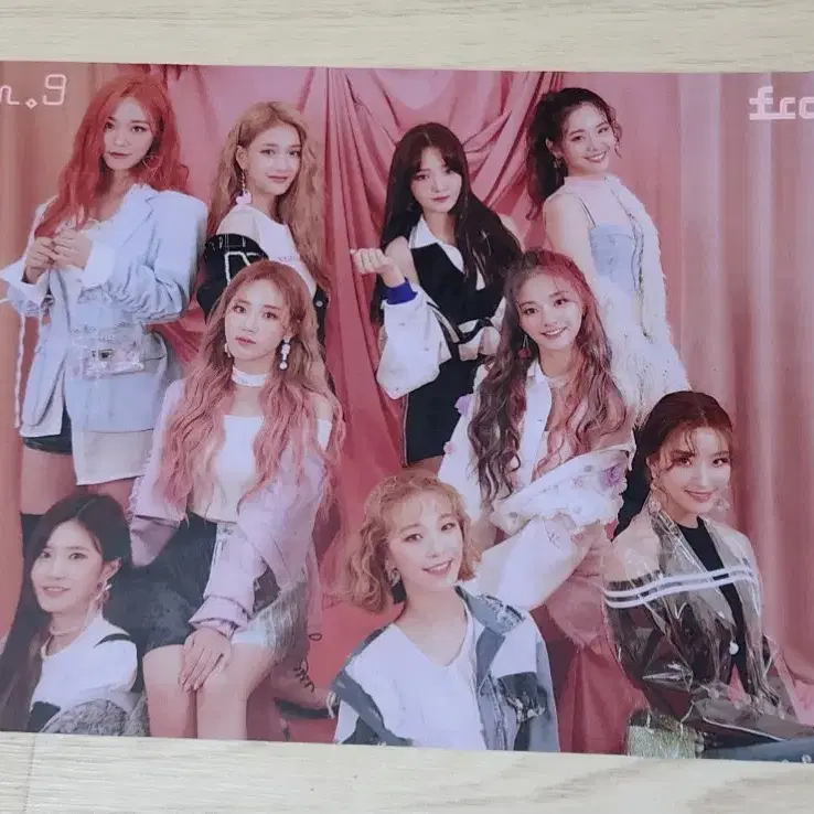Fromis_9 Love Bomb official paper slogan | Bunjang Global