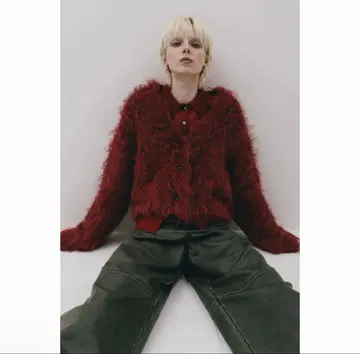 The toe WESTMINSTER SHAGGY CARDIGAN