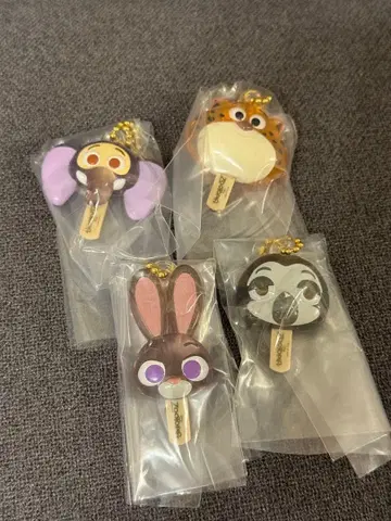 주토피아 아이스캔디 참 4개 세트 주디 크로우하우저