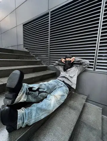 pccvision 데님 팬츠 플레어 팬츠 완판템