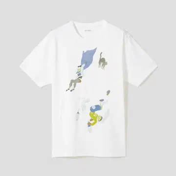 그라니프 마츠모토 타이요 쿠로토시로 나는 T셔츠 SS 사이즈