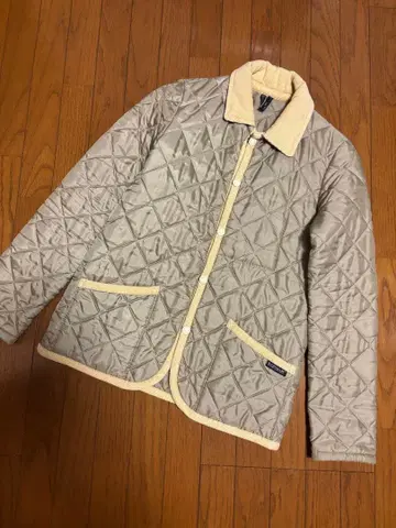 퀼팅 자켓 코듀로이 옷깃