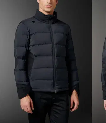 이음매 없는 보더 다운 자켓 레어 생산 종료품